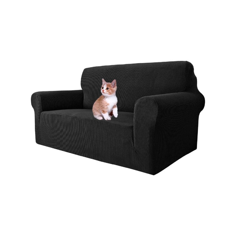 Polyester Box Cushion Sofa Slipcover