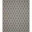 Tapis gris transitionnel en laine tissé à plat à la main Onamia-432818423