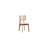 Modern Dining Table & Chairs Set (6 Pieces), White & Natural Beech Wood, Table: 67.0 x 29.5 x 35.4 inches | 100% Beech Wood with MDF Top | Elegant Design for Contemporary Dining Rooms & Family Gatherings