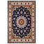 Tapis marocain brun en coton et polyester à imprimé numérique Albasa Collection-1450869460