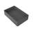 19.68'' Concrete Vessel Rectangular Modern Dark Gray With Patterns Bathroom Sink