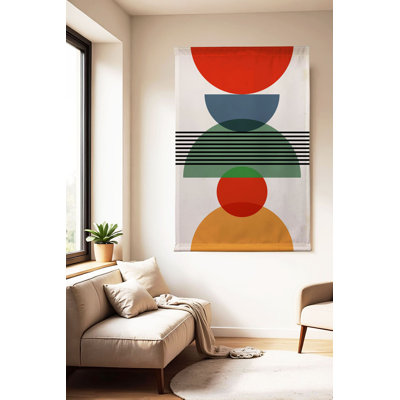Stunning Decorative Polyester Painting, 27.6 x 47.2 inches | 50% Cotton / 50% Polyester, Vibrant Colors & Durable Fabric | Perfect for Living Room, Bedroom, or Office Décor, Eye-Catching Wall Art