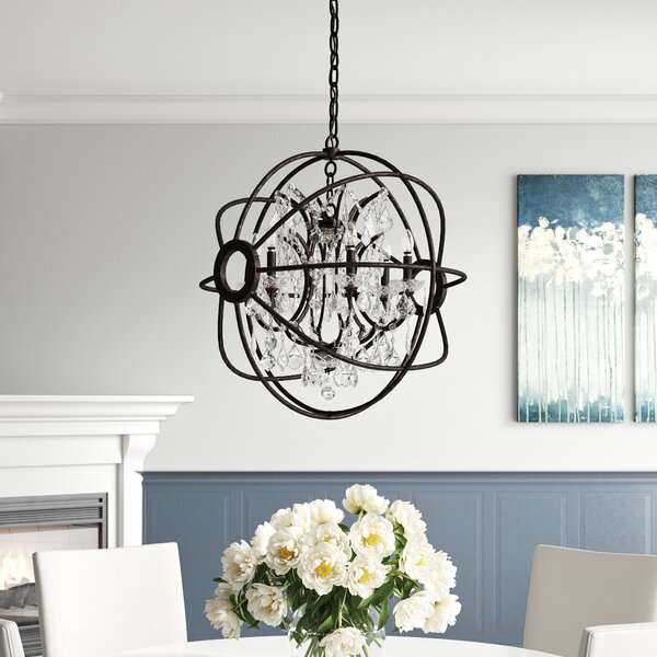 Willa Arlo Interiors Svante 6 - Light Globe Chandelier & Reviews | Wayfair