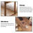 Brown Rectangular Solid Wood desk-108430702