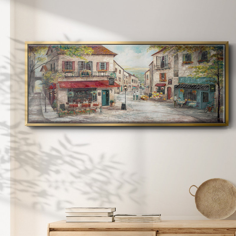 Happy Hour- Framed Canvas, 20" H x 50" W