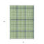 Tapis intérieur lavable écossais ivoire HomeRoots 8 pi x 10 pi