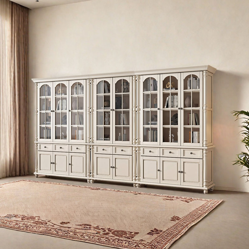 Minton, (18 Shelves) 84.65"H x 155.43"W x 15.43"D