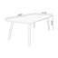 Bureau rectangulaire en bois massif Burlywood-1998285988
