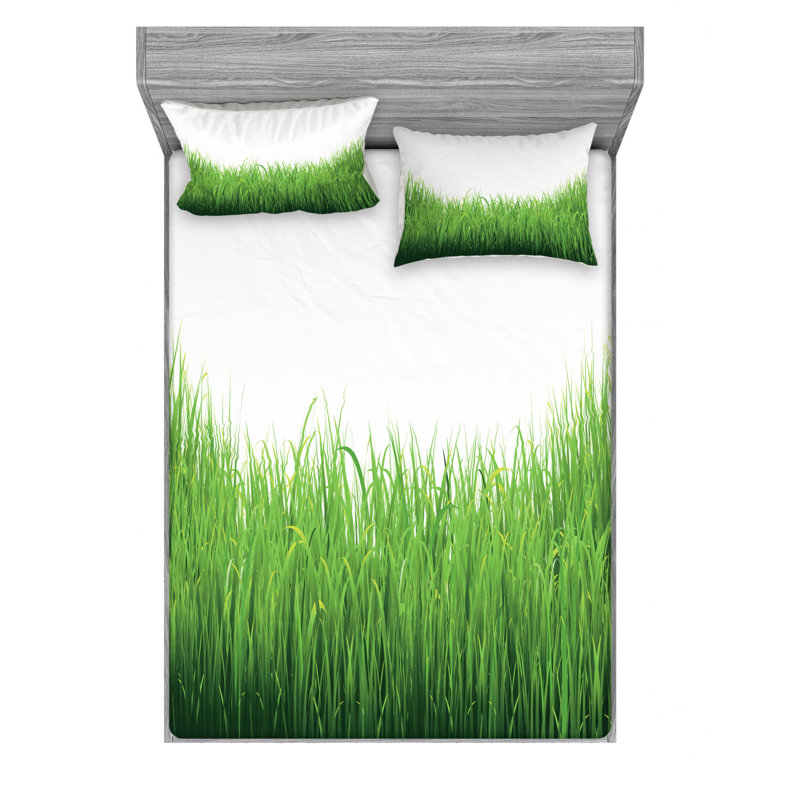 Microfiber Sheet Set, Queen Sheet Set with Fitted Sheet