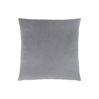 Luky Accent Pillow, 18 Inch, Diamond Pattern, Polyester Insert