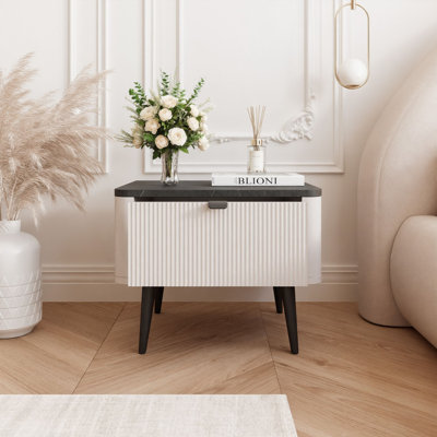 Tamarrah 50cm W Manufactured Wood Bedside Table