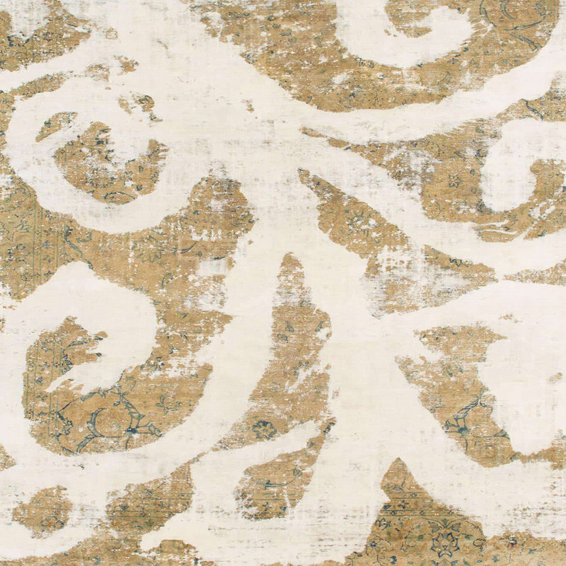 Abstract Indoor Rug, Square 7'