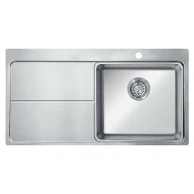 Ukinox Single Bowl Stainless Steel Drop-In Kitchen Sink