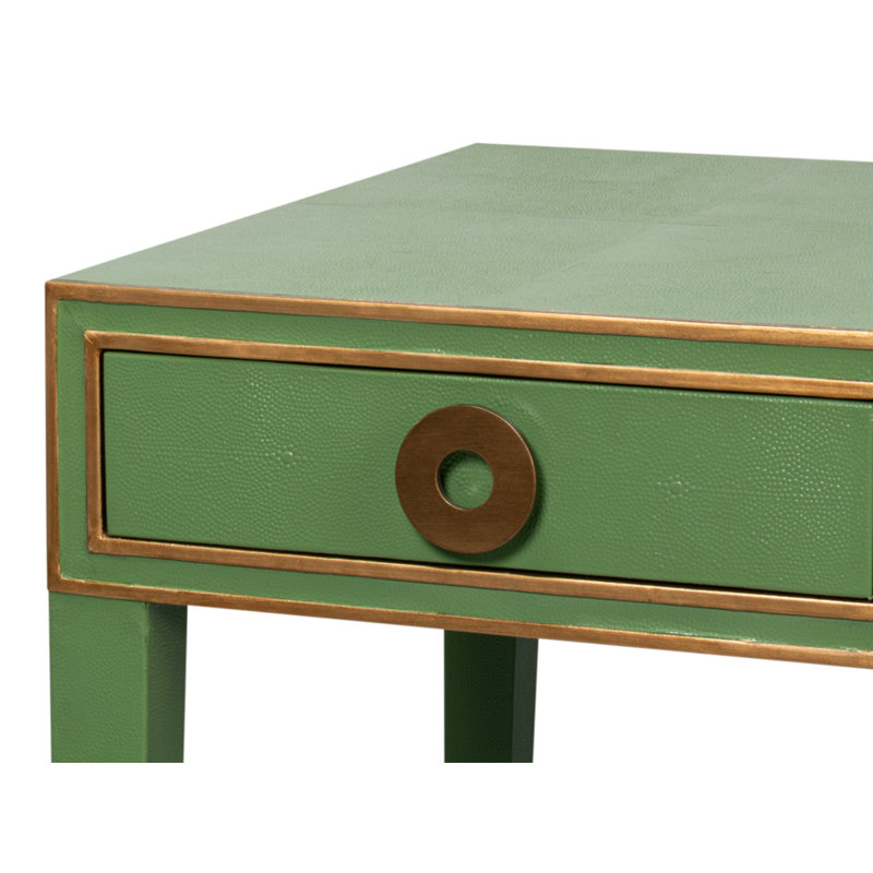 Shagreen Writing Desk, Green