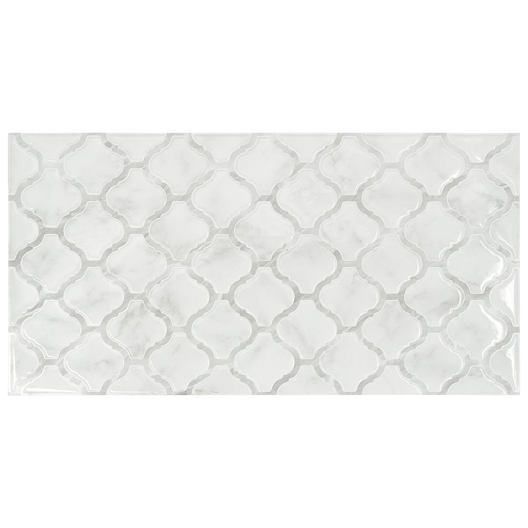 Peel and Stick Gel Backsplash Tile Blok 12" x 22" (Set of 2) Smart Tiles