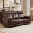 82" W Classic Top-Grain Leather Ergonomic Power Reclining Sofa With USB & Type-C(Set Of 2)-1929720572