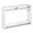 Furinno VIOLA Entryway Table, Console Table with Storage Shelf, Sofa Table, for Living Room, Home Office, Entryway, White-121882914-121882913