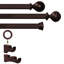 Wood Ball Finials for 1-3/8 in. Curtain Rod-2117645778