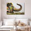 Brampt souriant éléphant indien peint-107695068