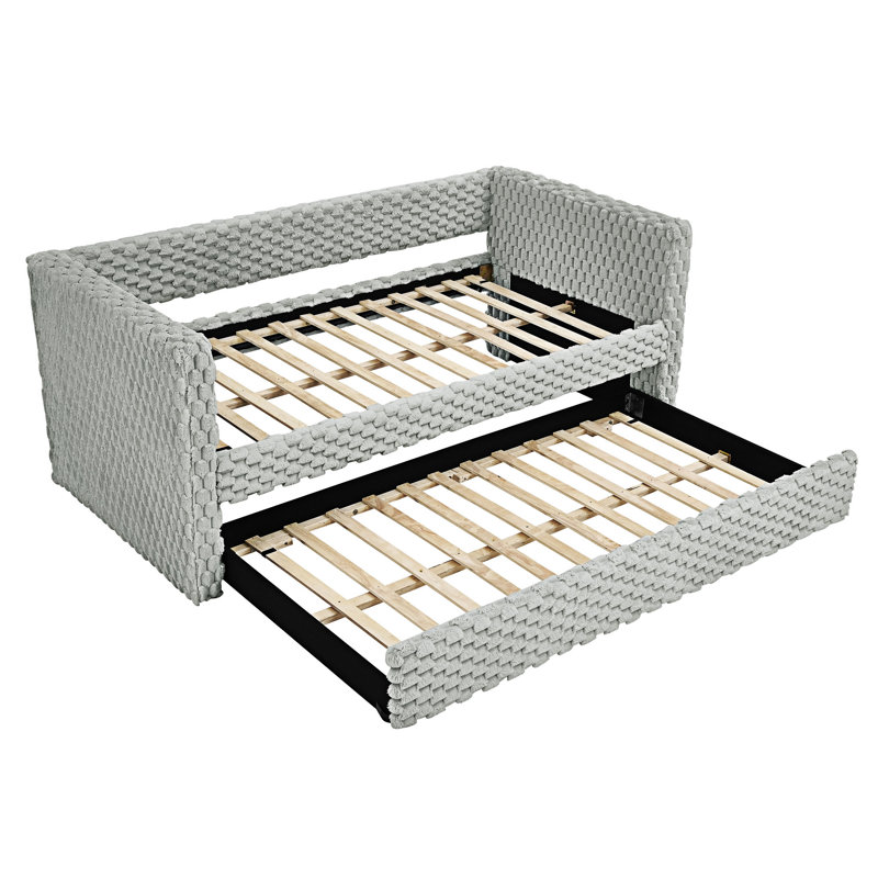 Upholstered Sofa Bed Daybed, Dark Gray