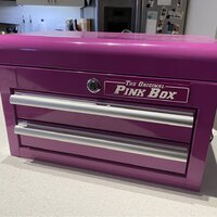 The Original Pink Box 18-in Ball-bearing 2-Drawer Pink Steel