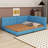 Upholstered Unfinished Tufted Bed