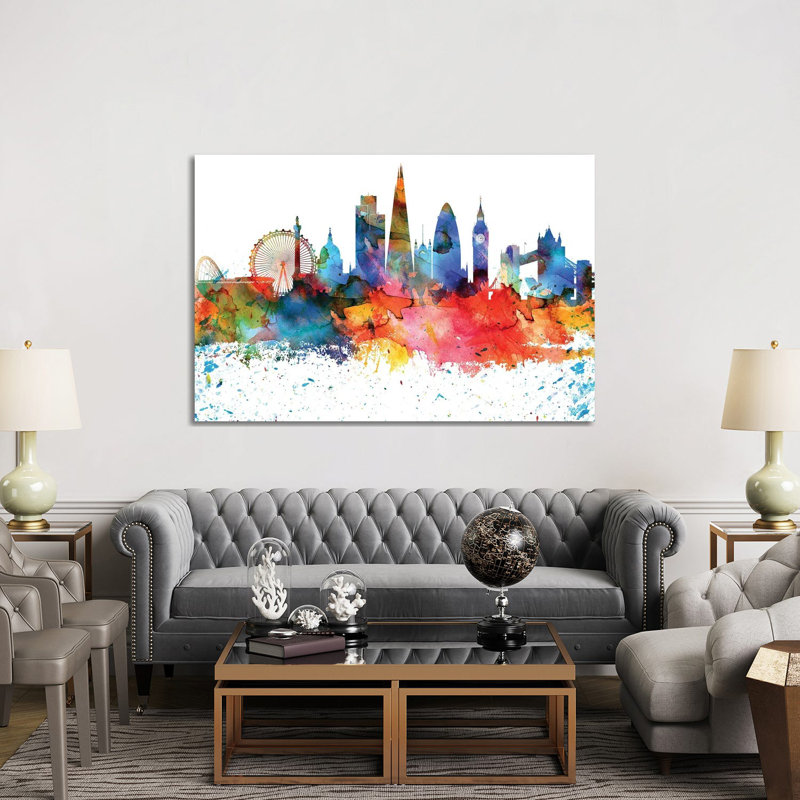 London Skyline - Wrapped Canvas Painting, 152.5 cm H x 101.5 cm W