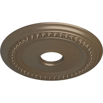 Médaillon de plafond classique H 18 5/8 po x l 18 5/8 po x P 1 1/8 po