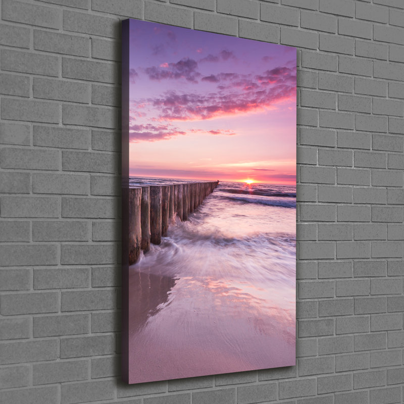 Breakwater - Wrapped Canvas Print