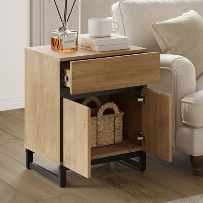 Aadam Dresser And Nightstand Set Of 3, 63 Inches Dresser With 6 Drawers, 2 Nightstand With Drawer And Cabinet For Bedroom, Bedroom Furniture Set, by Latitude Run