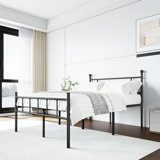 18" Platform Bed Frame,Heavy Duty Metal, No Box Spring Needed, Noise Free