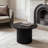 Ansel Small Black Coffee Table, Round Solid Wood Coffee Table-1666859694-1666886480