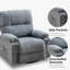 Fauteuil inclinable, canapé pivotant simple pivotant à 360 degrés, équipé d'un coussin et d'un dossier moelleux, fauteuil confortable, convient au fauteuil de salon