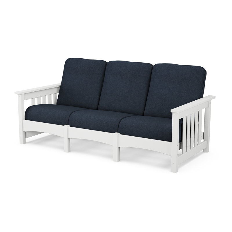 Club Mission Sofa, Marine Indigo Revolution®