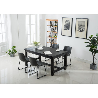 Telsha 4 - Person Four Leg Dining Set