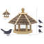 Andreka Wood Freestanding Decorative Bird Feeder