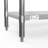 60'' W Stainless Steel Top Height-Adjustable Workbench with Wheels