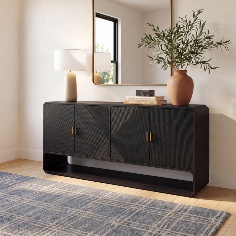 Gable 68.5'' Sideboard, Black Ash