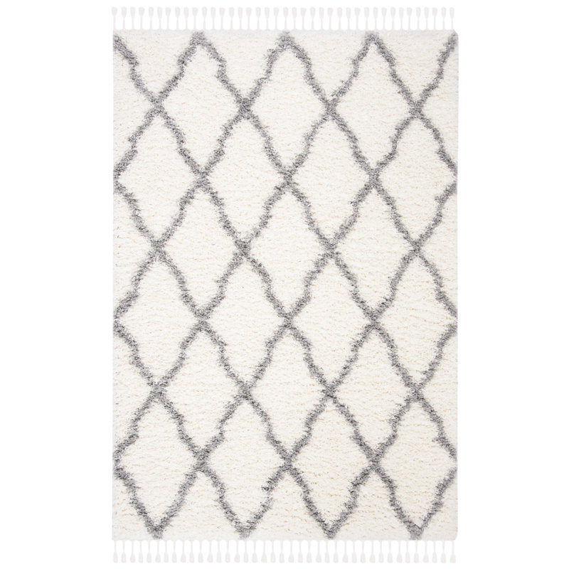 Christelle Geometric Hand Woven Area Rug, Rectangle 160 x 229 cm