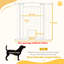 Steel Pressure Mounted Pet Gate With Door