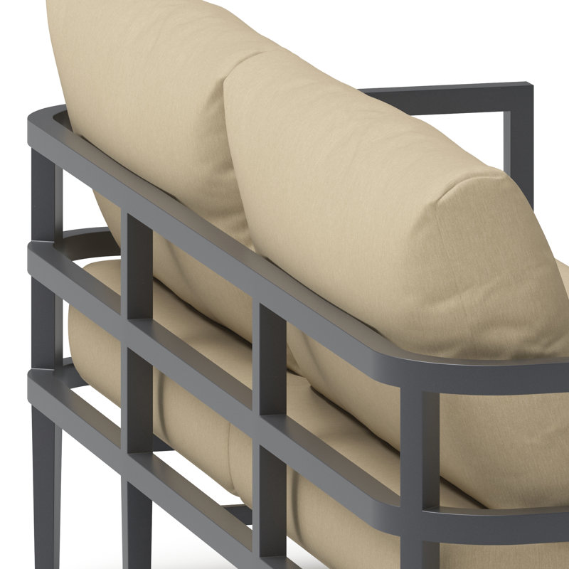 Morelia 7-Piece Sunbrella® Outdoor Patio Seating Set - Canvas Beige, Canvas Beige
