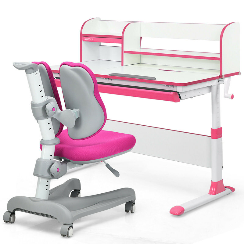 Chaise de bureau pour enfants, Rose