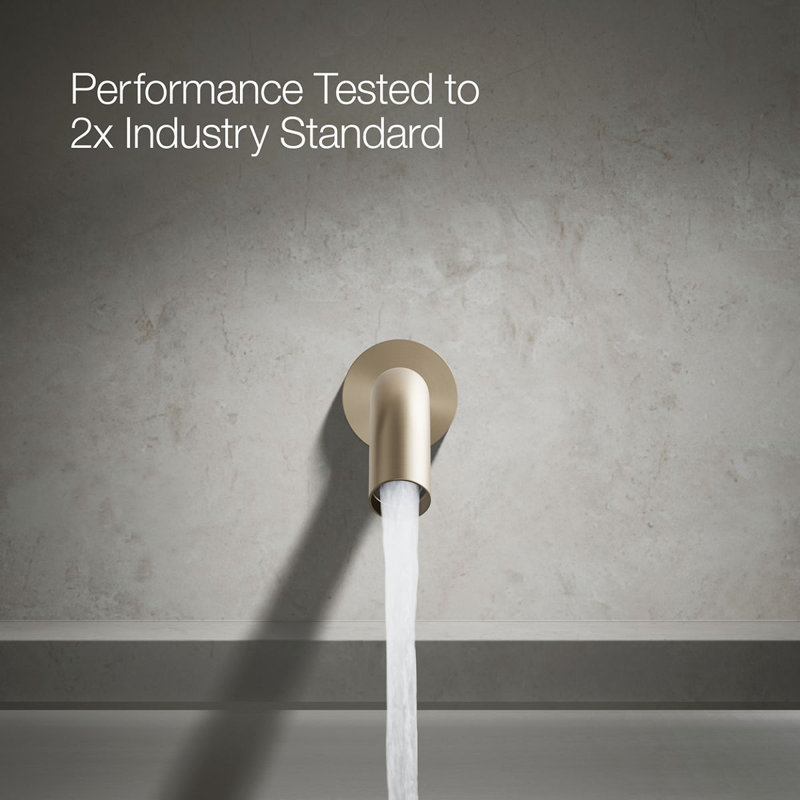Components Wall-Mount Bath Spout, Bronze