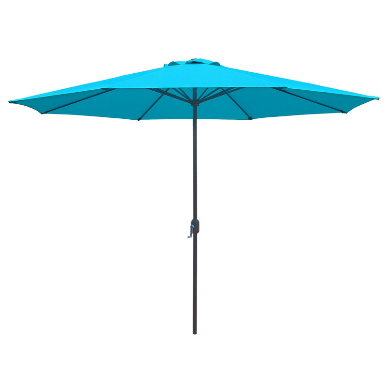 Parasol de marché 11 pi Gina, Turquoise