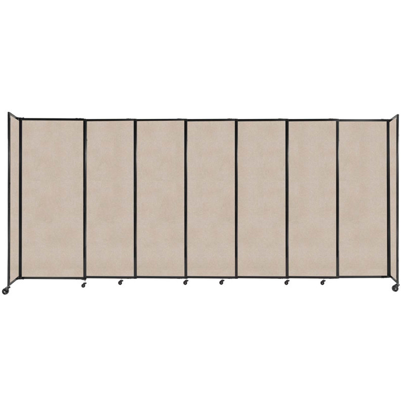 Cloison portative Soundsorb, H 81 po x l 186 po x P 18 po, Beige