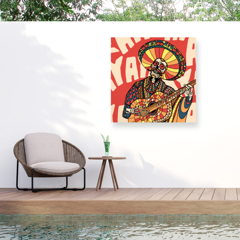 Toile d'extérieur Ali Gulec Mariachi, H 14 po x l 14 po