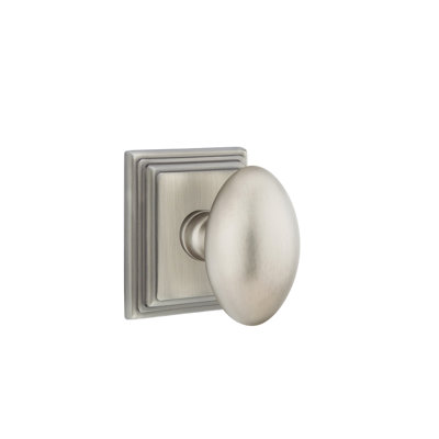 Ensemble de boutons d'intimité avec rosette et œuf Emilsk Emtek