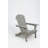 Solid Cedar Wood Adirondack Patio Chairs With Embossed Grain, Foldable And Durable For Outdoor Relaxation, Set Of 2-902735599