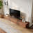 Modern TV Stand Media Console With Drawer Storage, Walnut