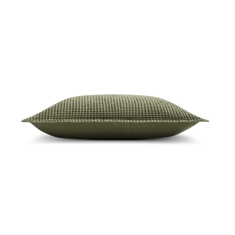 Cascade Duvet Cover Set, Loden Green, King Duvet Cover + 2 King Shams